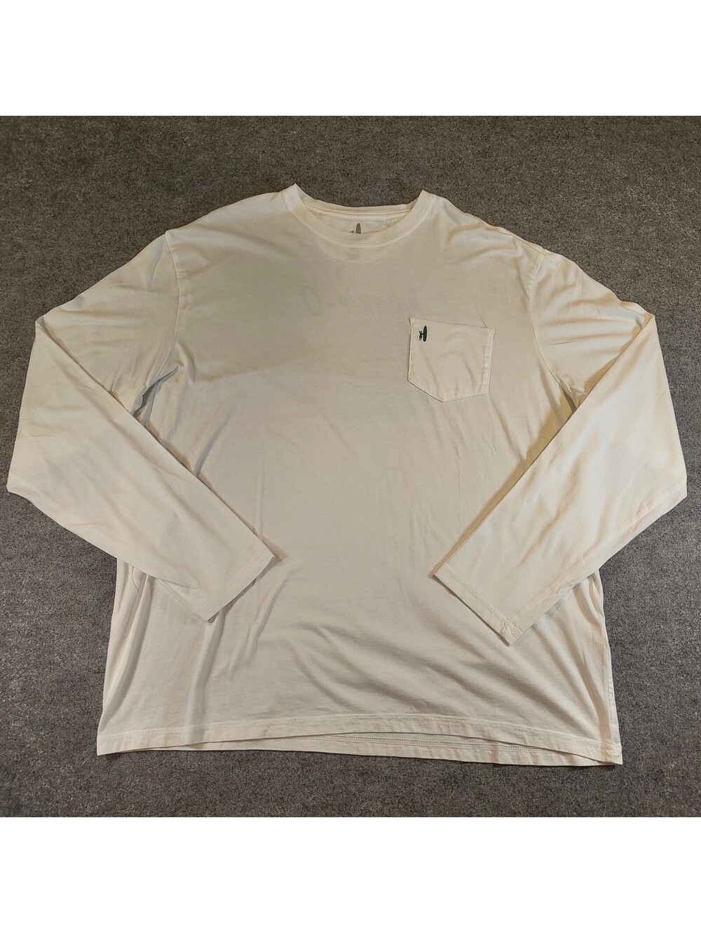 Johnnie-O Santa Monica Surf Galaxy Long Sleeve Pocket T-Shirt White XXL